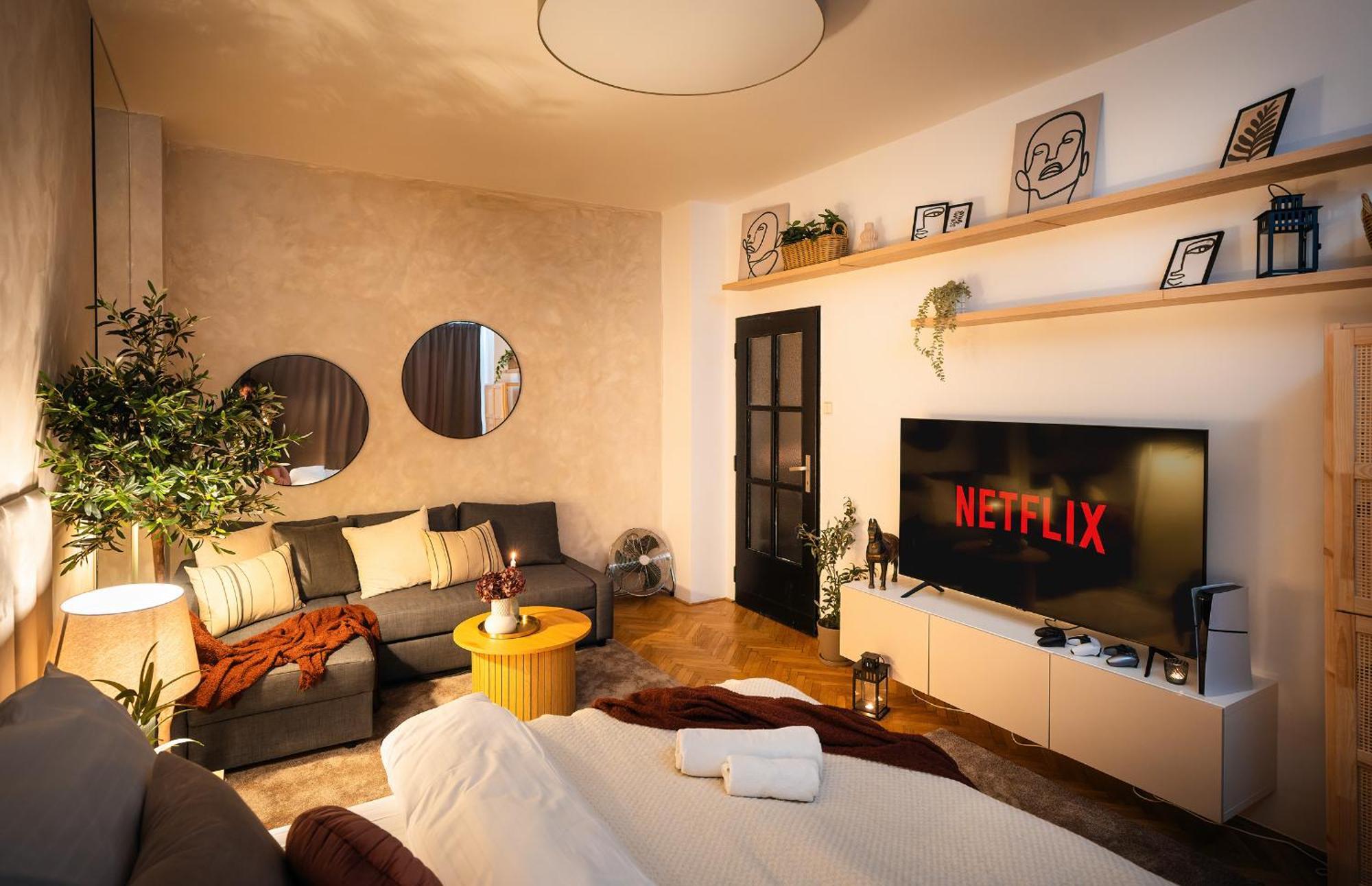 2Br 1,5Bath Chic City Suite Near Wenceslas Square Прага Экстерьер фото