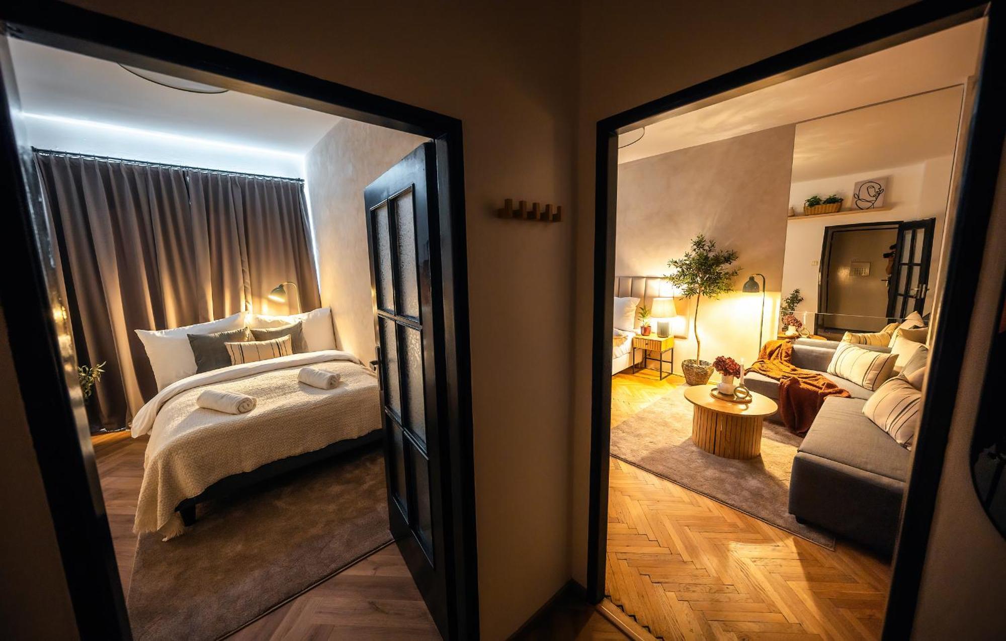 2Br 1,5Bath Chic City Suite Near Wenceslas Square Прага Экстерьер фото